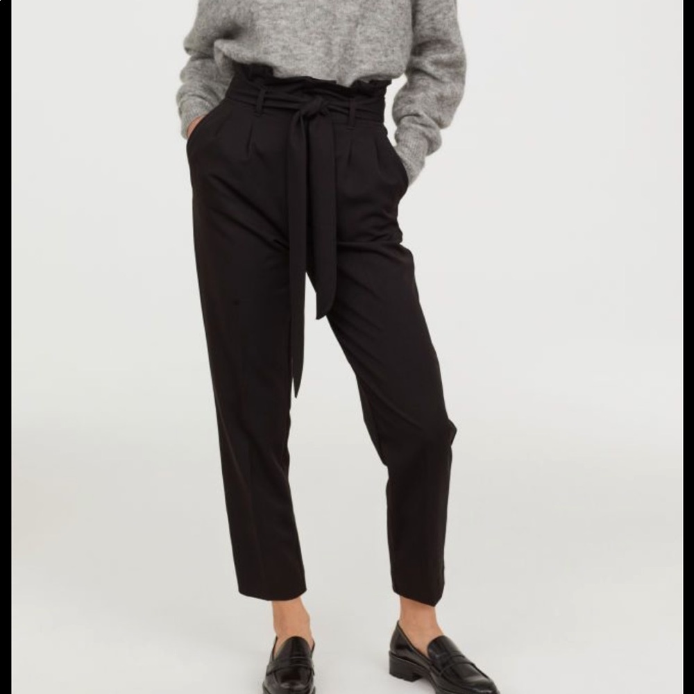 HM Trouser Pants with Tie - Paper Bag Style